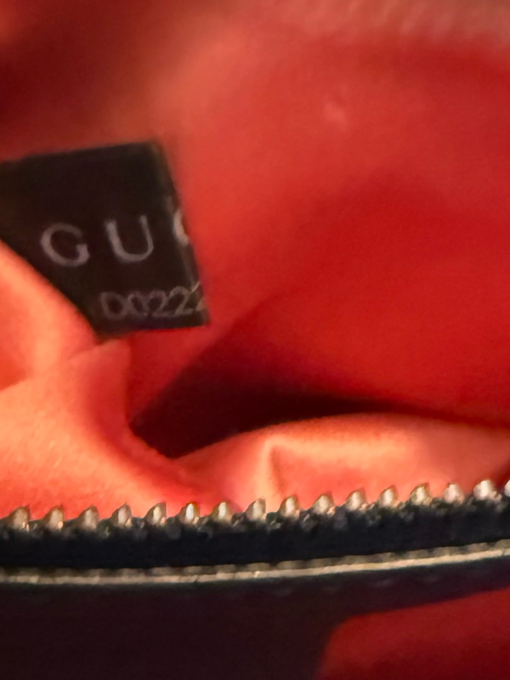 Gucci Royal Blue Velvet Marmont Shoulder Bag - Picture 11 of 12